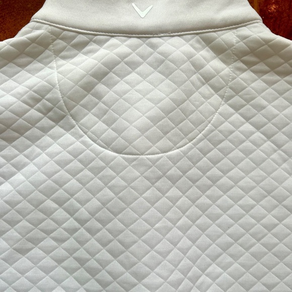 NWT Callaway Women’s White Weather Series Quarter Zip Pullover Size Large - Picture 8 of 8